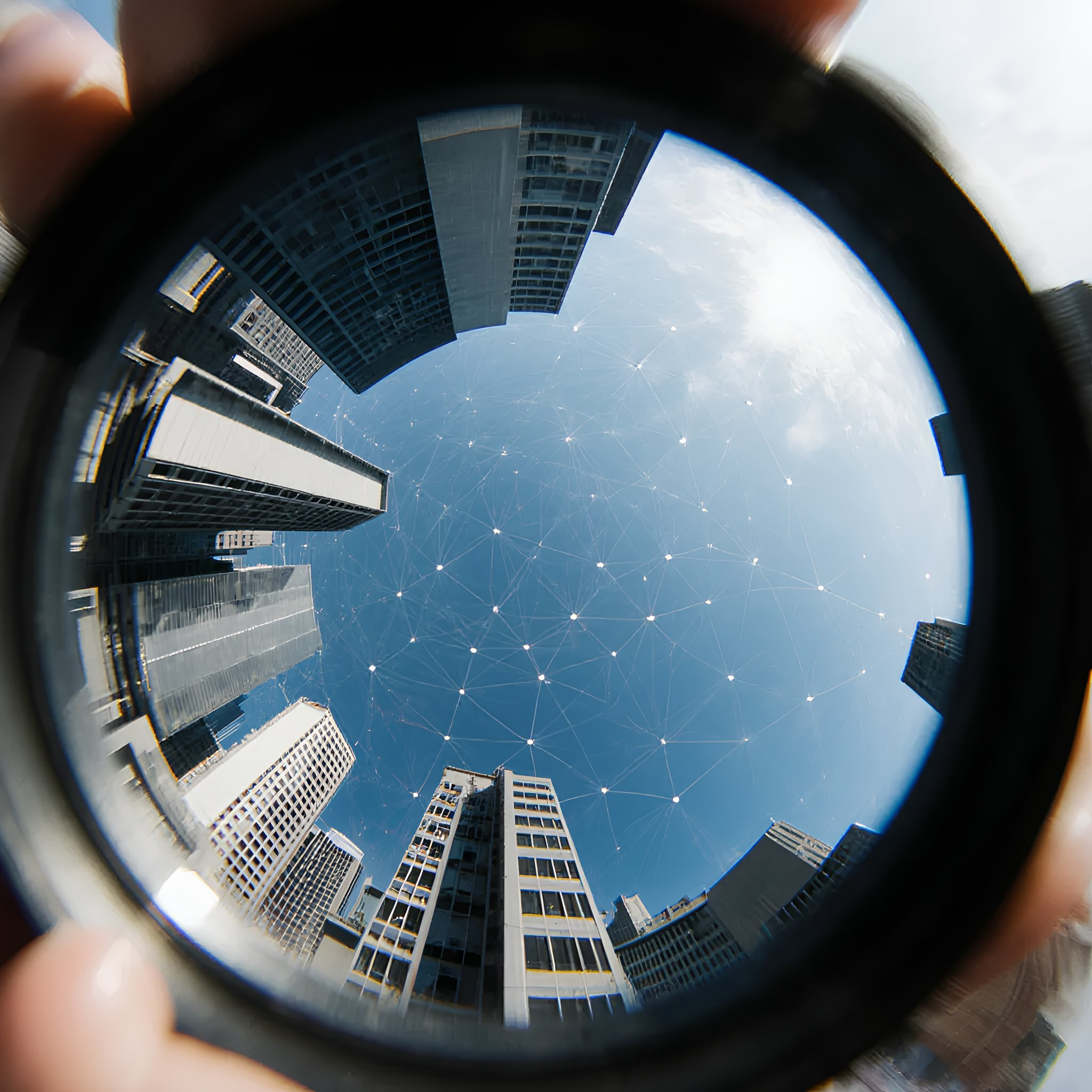 Visualization of global network of businesses empowered by Thalamus AI